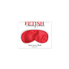 FETISH FANTASY SERIES SATIN LOVE MASK RED