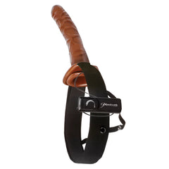 FFS CHOCOLATE DREAM VIBE HOLLOW STRAP-ON - BLACK/BROWN