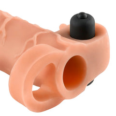 FANTASY X-TENSIONS VIBRATING REAL FEELS 1" EXTENSION - LIGHT