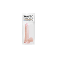 BASIX 7.5IN DONG W/ SUCTION FLESH