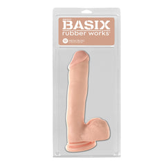 MEGA DILDO 12" LIGHT BASIX RUBBER WORKS