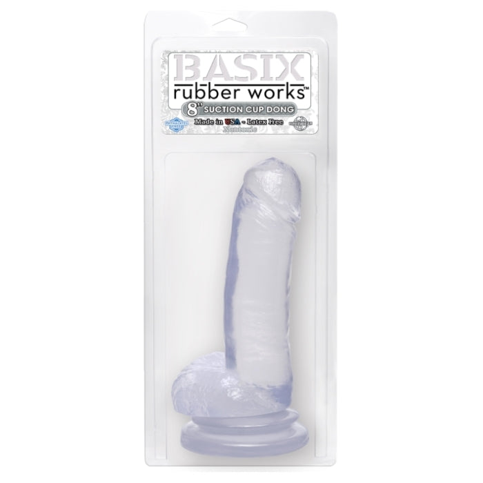 BASIX 8 SUCTION CUP DONG CLEAR