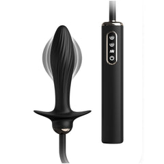 ANAL FANTASY AUTO-THROB INFLATABLE VIBE PLUG - BLACK