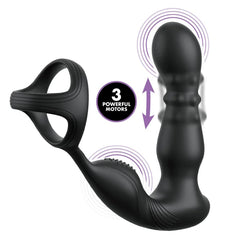 ANAL PLUG ASS-GASM SLIDE & GLIDE BLACK ANAL FANTASY EL
