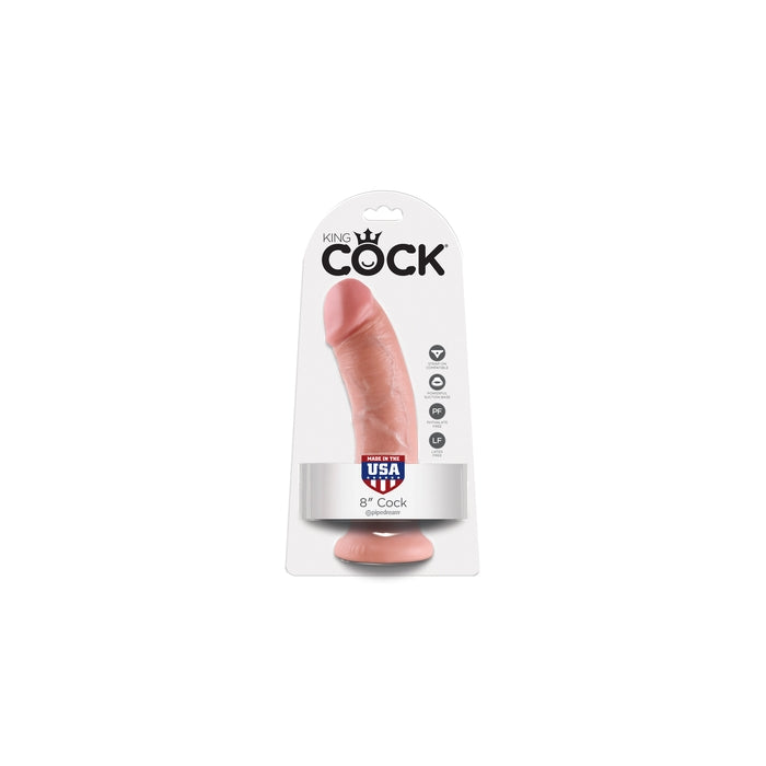 KING COCK 8IN COCK - FLESH