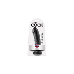 KING COCK 8IN COCK - BLACK