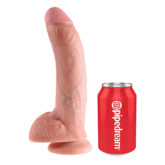 KING COCK 9IN COCK WITH BALLS - FLESH
