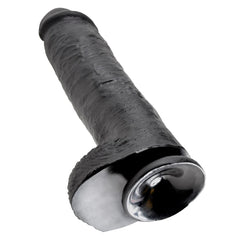KING COCK 11" COCK W/ BALLS - BLACK