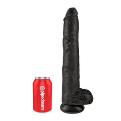 KING COCK 14" COCK W/ BALLS - BLACK