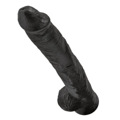 KING COCK 14" COCK W/ BALLS - BLACK