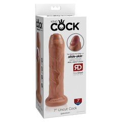 KING COCK 7" UNCUT - TAN