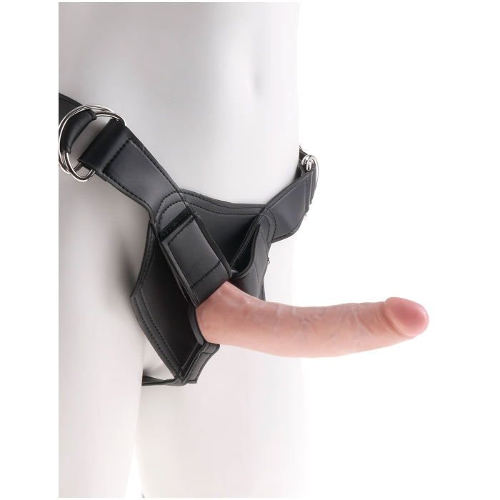 KING COCK STRAP-ON HARNESS WITH 7" COCK - LIGHT