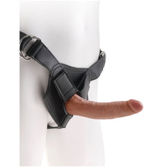 KING COCK STRAP-ON HARNESS WITH 7" COCK - TAN