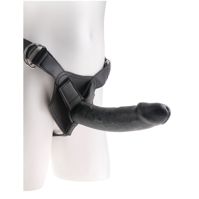 KING COCK STRAP-ON HARNESS WITH 9" COCK - BLACK