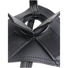 KING COCK STRAP-ON HARNESS WITH 9" COCK - BLACK