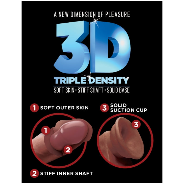 KCP 8" TRIPLE DENSITY COCK - BROWN