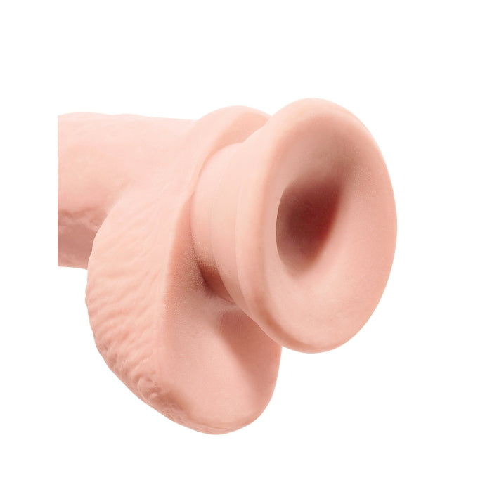 KING COCK PLUS 10" TRIPLE DENSITY COCK WITH BALLS - LIGHT