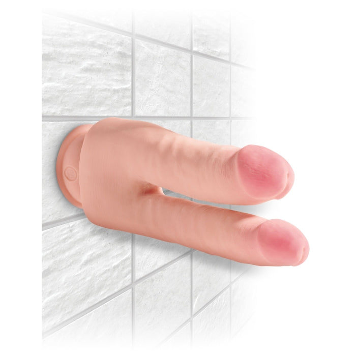 KING COCK PLUS TRIPLE DENSITY DOUBLE PENETRATOR - LIGHT