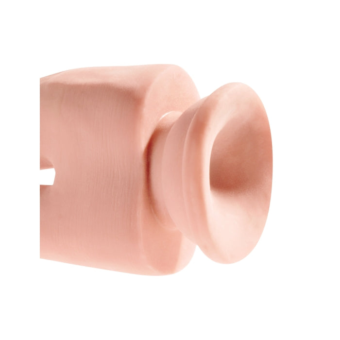 KING COCK PLUS TRIPLE DENSITY DOUBLE PENETRATOR - LIGHT