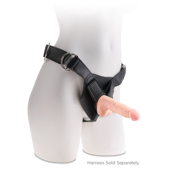 KING COCK PLUS 5" TRIPLE DENSITY COCK WITH BALLS - LIGHT