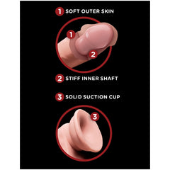 KCP 6" TRIPLE DENSITY COCK WITH SWINGING BALLS - LIGHT