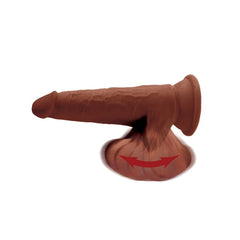 KCP 8" TRIPLE DENSITY COCK WITH SWINGING BALLS - BROWN