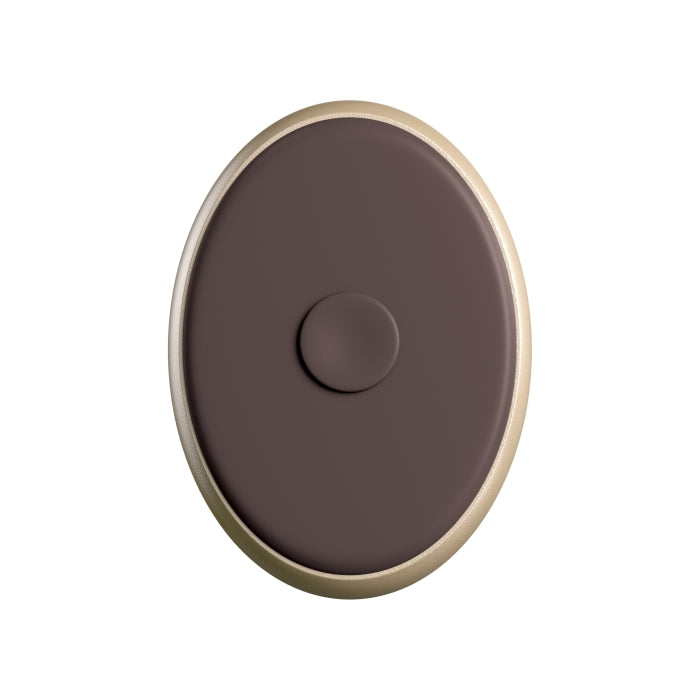 KING COCK ELITE 9" VIBE SILICONE DUAL DENSITY COCK - BROWN