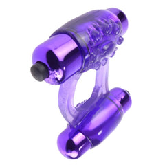 FANTASY C-RINGZ DUO VIBRATING SUPER RING - PURPLE