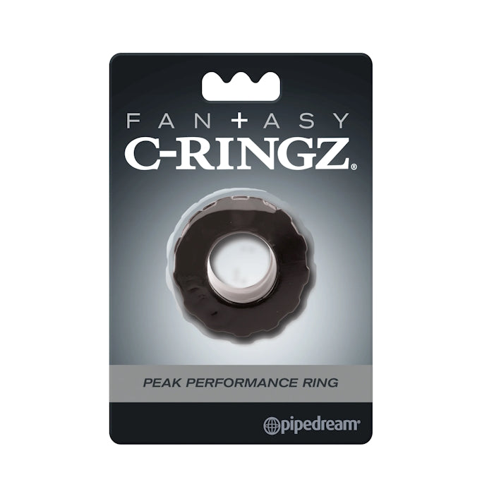 COCK RING BLACK FANTASY C RINGZ PEAK PERFORMANCE RING