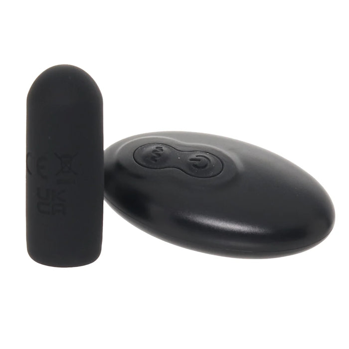 FANTASY C-RINGZ COCK BLOCKER WITH ASS-GASM PLUG  - BLACK