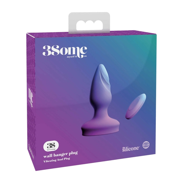 3SOME WALL BANGER PLUG - PURPLE 4"