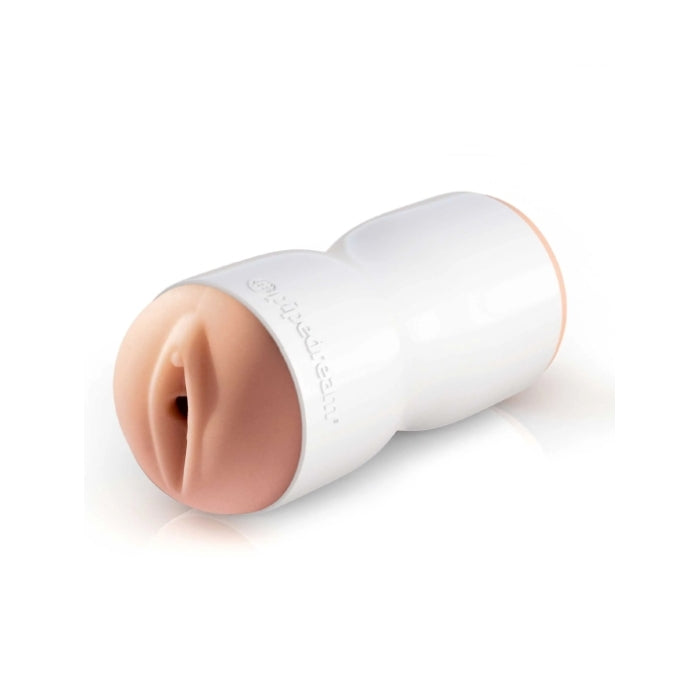 PDX EXTREME TIGHT GRIP PUSSY & MOUTH MASTURBATOR - WHITE