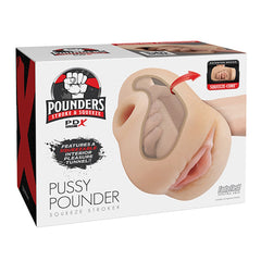PDX PLUS PUSSY POUNDER SQUEEZE STROKER 6.75"  - LIGHT