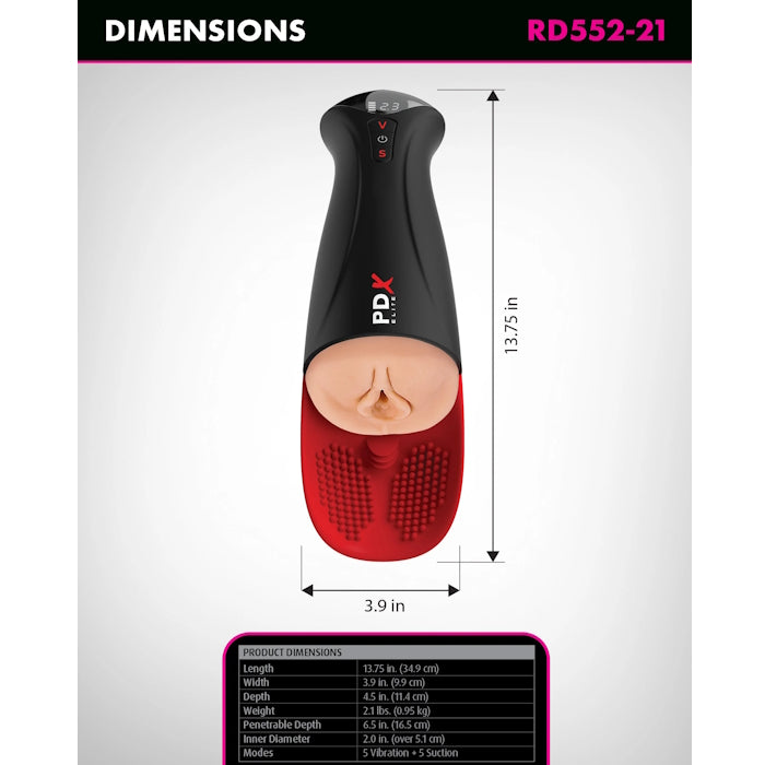 The PDX ELITE FUCK-O-Matic PRO XL - LIGHT
