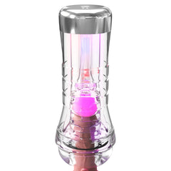 VIEWTUBE SEE-THRU EZ-GRIP LED STROKER XXL - CLEAR