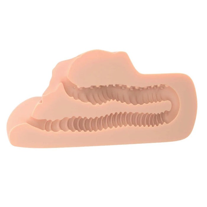 PDX PLUS PERFECT PUSSY ASS DOUBLE STROKER - LIGHT