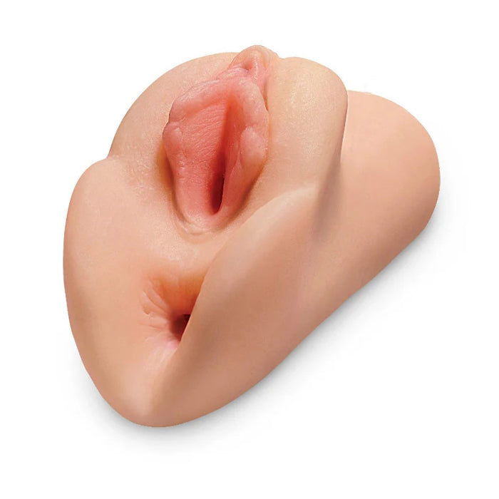 PDX PLUS PERFECT PUSSY ASS DOUBLE STROKER - LIGHT