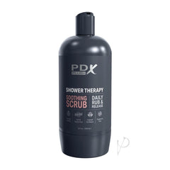 PDX PLUS SHOWER THERAPY SOOTHING SCRUB - TAN