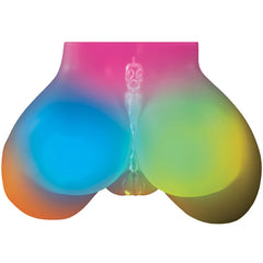 PDX ELITE GO-GO BOOTY LED MEGA MASTURBATOR - FROSTED