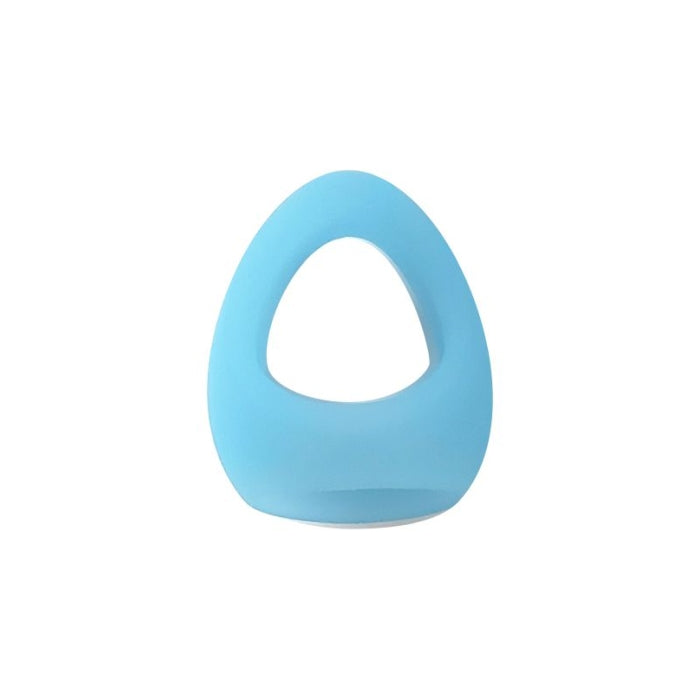 RAPTURE WATERDROP GLO COCK & BALL RING - BLUE RASPBERRY