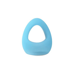 RAPTURE WATERDROP GLO COCK & BALL RING - BLUE RASPBERRY