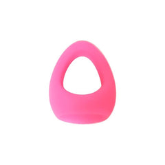 RAPTURE WATERDROP GLO COCK & BALL RING - PINK COTTON