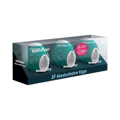 MASTURBATOR EGG DARK GREEN 3ER SET NAUGHTY