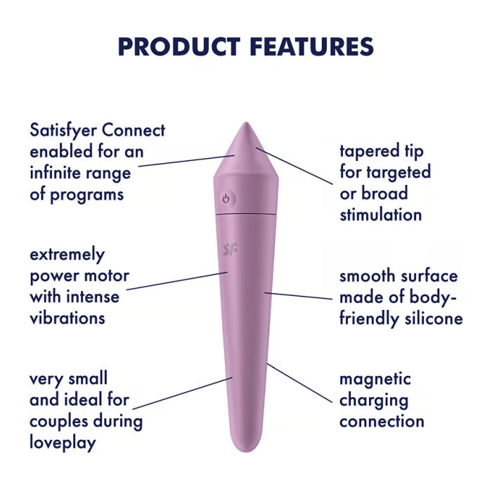 SATISFYER ULTRA POWER BULLET 8 - LILAC