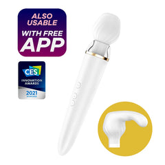 VIBE WAND WHITE DOUBLE WAND-ER