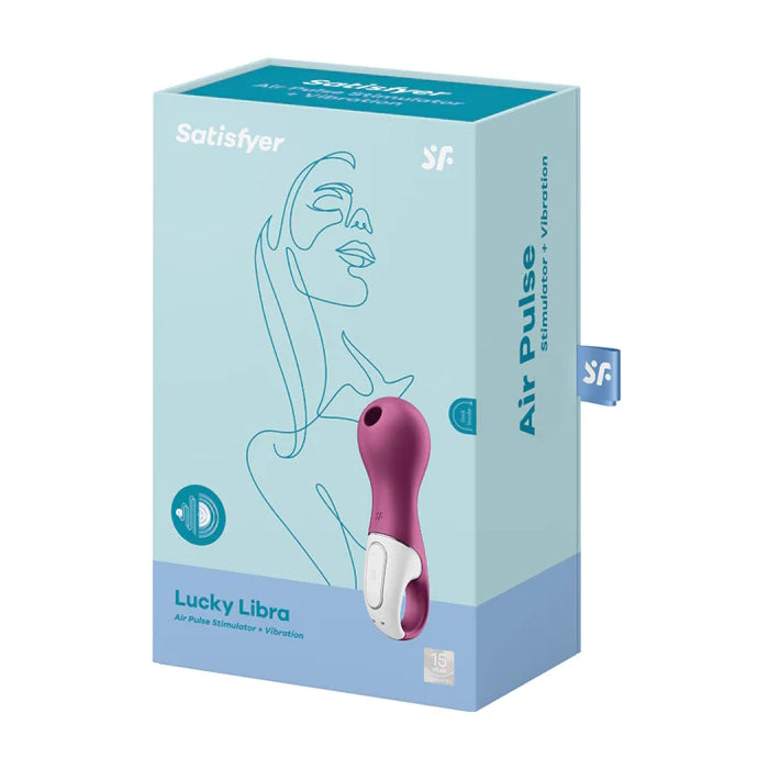 VIBE AIR PULSE STIMULATOR PURPLE LUCKY LIBRA