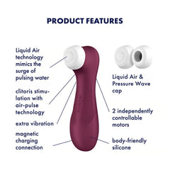 PRO 2 GENERATION 3 WITH APP - WINE RED