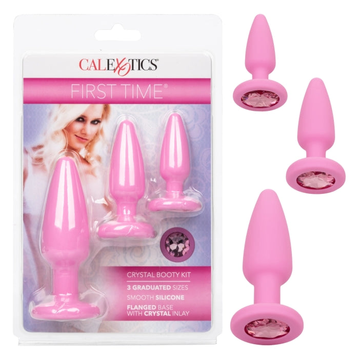 FIRST TIME CRYSTAL BOOTY KIT - PINK