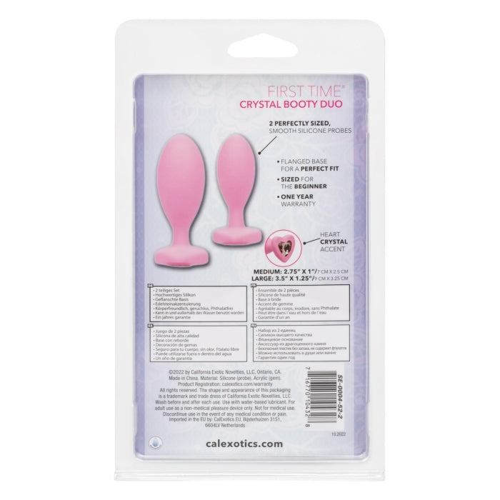 FIRST TIME LOVE CRYSTAL BOOTY DUO - PINK