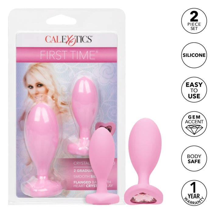 FIRST TIME LOVE CRYSTAL BOOTY DUO - PINK
